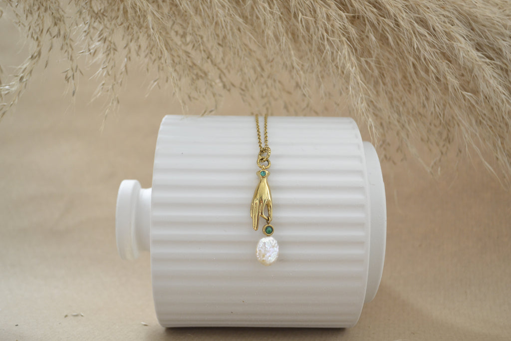 Collier avec perle de nacre - Cova Santa