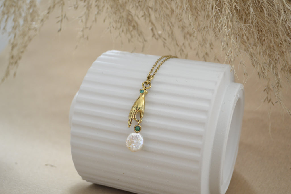 Collier avec perle de nacre - Cova Santa